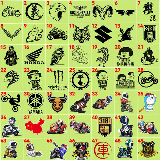 Motorcycle riding clothing men's summer reflective clothing vest printed bicycle vest team uniform motorcycle travel uniform JK-34 green (with back protector-printed image) 5XL