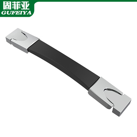 固菲亚行李箱手把按压钮拉手箱包配件零件提手旅行箱拉杆把手弹性 3519-230PVC手柄锌合金座子