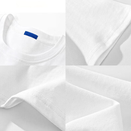 220G reines Baumwollschweineschweiner-Mann Druck kurzärmeliges T-Shirt lustige Männer und Frauen lustige Parodie rundes Hals Top B701YL Weiß [3882] xl