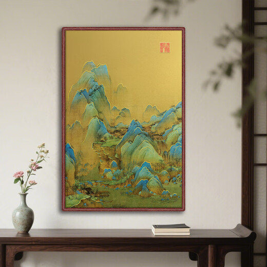 Yumo Tangyang relieve impresión de cobre personalizado Venus marco de palisandro sala de estar decoración de oficina marco colgante pintura decoración de escritorio mesa producto terminado tamaño 22 * ​​32 cm tamaño estándar