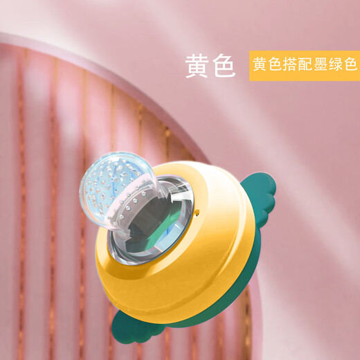 Push-pull bite-type large-capacity fruit food supplement baby bite bag fruit and vegetable fruit artifact blue 1 pack