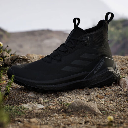 Adidas Herrenschuhe Herbst und Winter Neue kostenlose Wanderer 2.0 Außen-Wasserdichte und feuchtigkeitsdurchlässige Sportbergsteiger- und Wanderschuhe IH3524/Schwarz/Grau 40