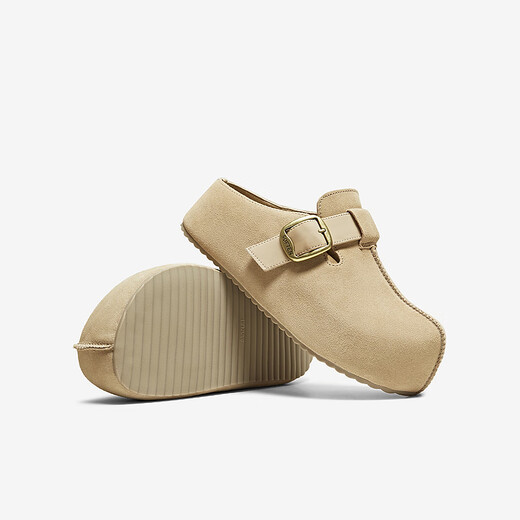 Best 25 Autumn Birkenstocks Fashion Retro Outdoor Casual Women's Slippers E7332CH5 Apricot 37