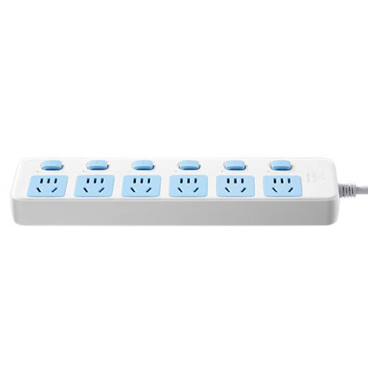 Bull plug strip 6 sockets 10 meters independent switch 317 units