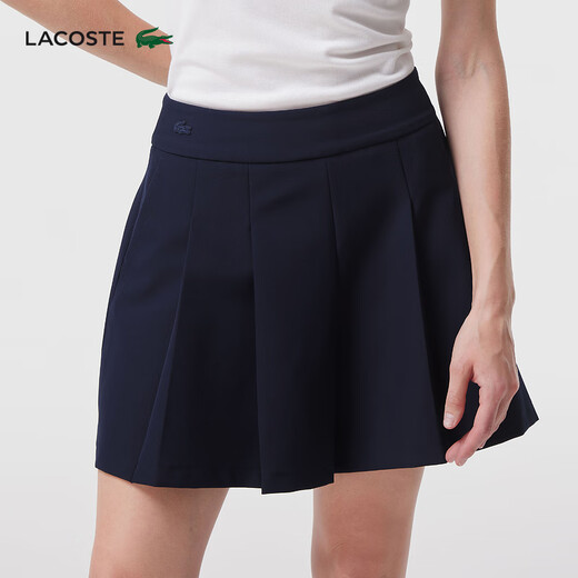 Crocodile (Lacoste) французская крокодила женская мода мода мода с плиссированными цветными шортами.