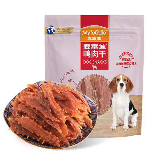 Bocadillos de perros maifudi bocadillos para mascotas tiras de carne de carne de entrenamiento para perros adultos bocadillos de pato 400g