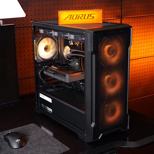 GIGABYTE AMD Ryzen R7 9700X/9070XT/5070/5060Ti e-sports 2K game console Delta mobile desktop interest-free complete machine DIY assembly computer with two 9700X丨RTX5060