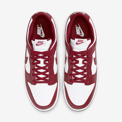 Nike (NIKE) [Trendy] Men's Shoes Dunk Low Retro Team Red Low Top Retro Lightweight and All-match Casual Board Shoes DD1391-601 40