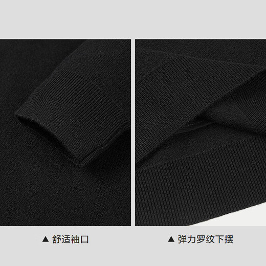 HLA Hailan House sweater men's autumn 25 light business fashion fake two-piece double-collar sweater for men