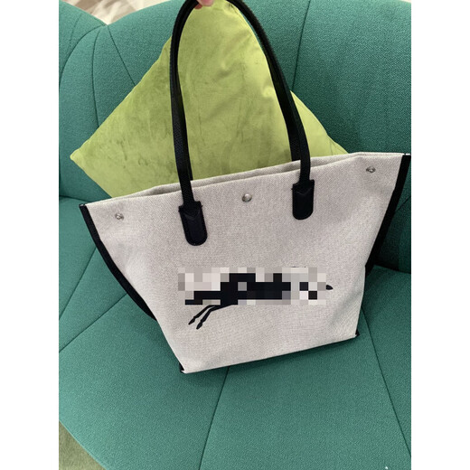 Shantou Lincun Bamboo Bag Bucket Bag Shoulder Crossbody Women's Bag Imitation Canvas Mini Tote Bag