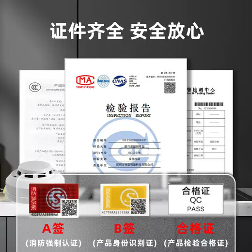 Bodyguard BODYGUARD Taihean fire linkage smoke alarm fire host explosion-proof flame detector factory warehouse 242-point wall-mounted fire host