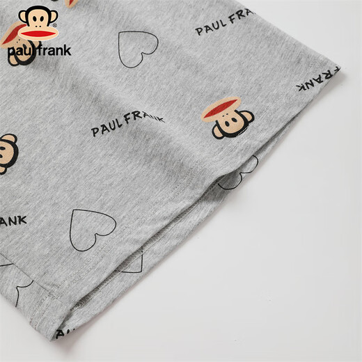 PAUL FRANK大嘴猴睡衣女夏季纯棉薄款短袖短裤全棉卡通家居服夏天套装可外穿
