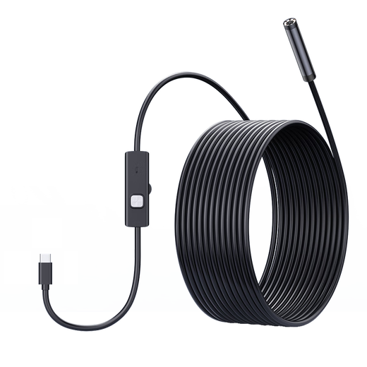 Car security endoscope, special high-definition camera for car sewer pipe repair, industrial waterproof probe, visual mobile phone detection