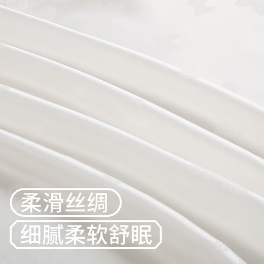 浪莎（LangSha）生日礼物送女友老婆三件套冰丝睡衣女带胸垫蝴蝶白色家居服礼盒装 蝴蝶白-短袖短裤 2XL (建议穿着体重145-160斤)