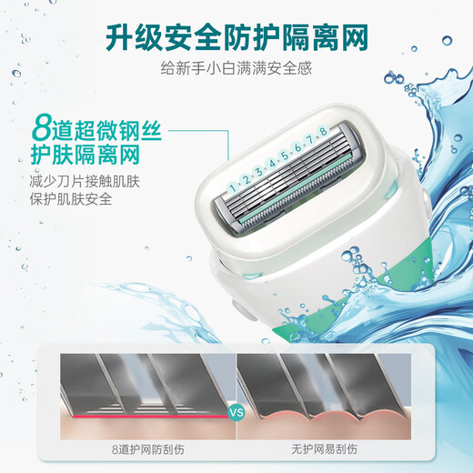 Schick Large Soap Head Sensitive Skin Hair Removal Knife Replacement Heads 2 Pack, No Handle, Contains Aloe Vera Extract