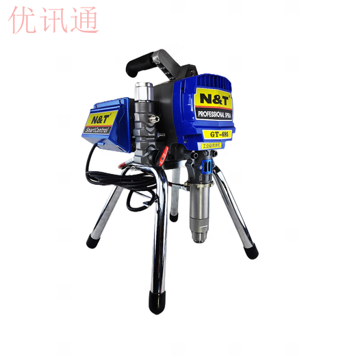 南田喷涂机695795新款工装利器大流量乳胶漆涂料油漆不磨损泵体 695手提式豪华版双枪双管