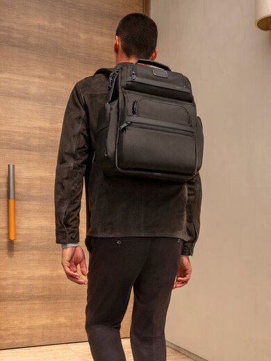 Tuming (TUMI) Alpha 3 series men's classic business commuter backpack computer bag black/02603580D3