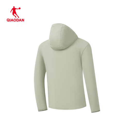 乔丹（QIAODAN）【商场同款】针织开衫男秋季保暖防风带帽运动外套QSEWD3252012 榛果灰 2XL