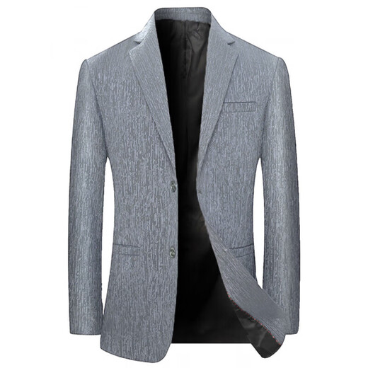 Lilang Suit Men's 2025 New Spring and Autumn Slim Casual Small Suit Thin Jacket Single Top Black Spring Style Thin and Moderately Thick M 170