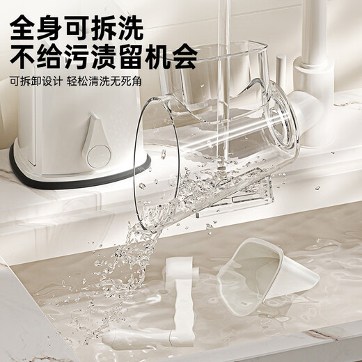 Двойной пистолет (Suncha), терка для нарезки овощей, ручная многофункциональная бытовая овощерезка, терка для нарезки картофеля, белая, с 5 лезвиями