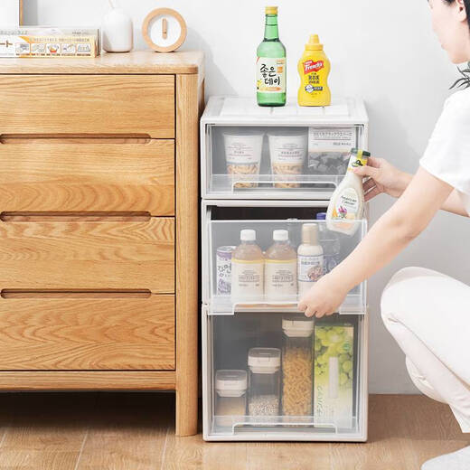 MPPMCK storage cabinet drawer wardrobe storage box plastic thickened combination storage cabinet storage finishing cabinet e3523 deep 47 width 35 height 23 one-pack (storage and purchase priority delivery)
