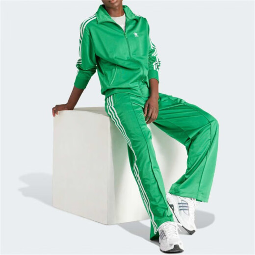 Adidas Clover Women's Jacket 2024 Spring New Classic Three-Bar Loose Comfort Jacket IT7405 IP0604 Green Genuine Guaranteed Fake One Free Three XS