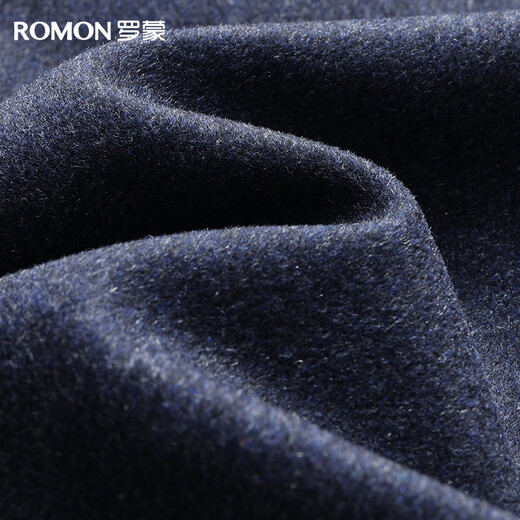 Romon Sheep Wool Woolen Suit Men's Autumn and Winter Plus Size Business Casual Single Suit Warm Workwear Top