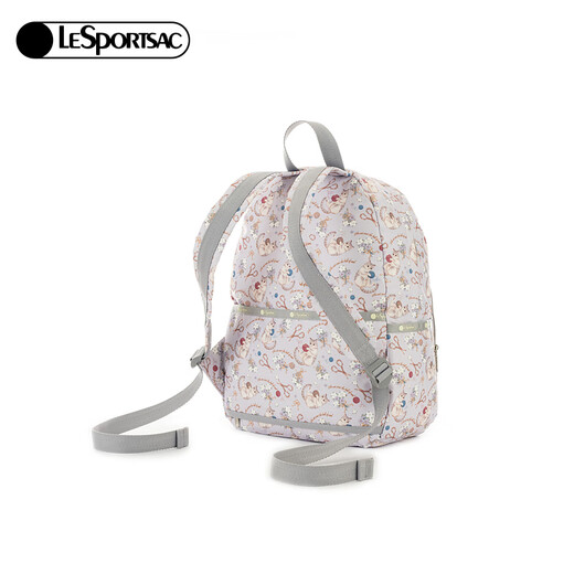 Lesportsac Lebosi New TRENDY Series Full Print Cat Large Capacity Commuter Computer Backpack Gift for Girls Sweet Sleeping Dream