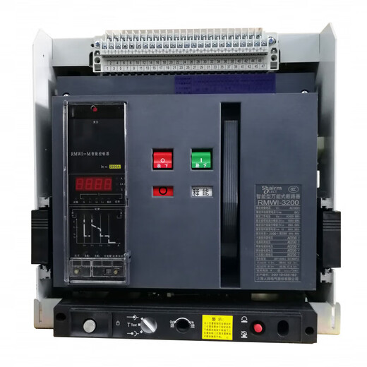 Shanghai People's RMCW1-2000 frame circuit breaker 1600a3200A switch 1000630 undervoltage release drawer type 3P