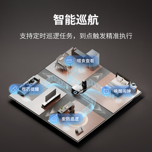 Activer le nouveau produit EBO Air2Plus Robot Intelligent Pet Mobile Surveillance Camera Household Family Companion bidirection Video Relation longue distance Electronic Boyfriend Slim Cat Pet Air2 Plus Standard [Fantasy Purple, Get 32G Card]