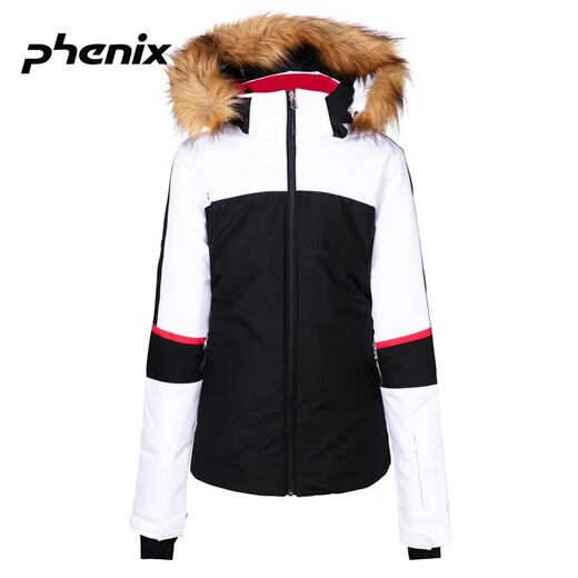 Phenix Phoenix Ski -Serie Ski Anzüge Kinder Single und Doppelbrett warme Skijacke Outdoor Ski Jacke Schwarz BK 155 cm