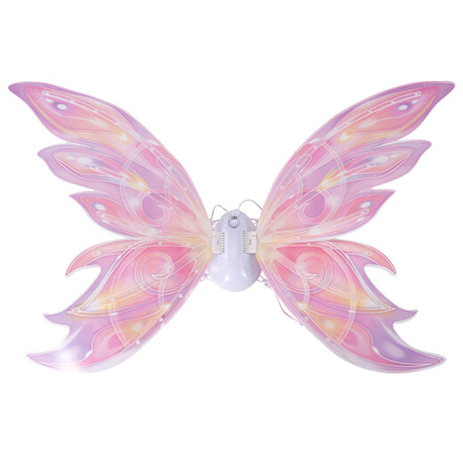
Small dance glowing movable butterfly wings children's toys girls' holiday gifts to move electric angel back decoration little girl