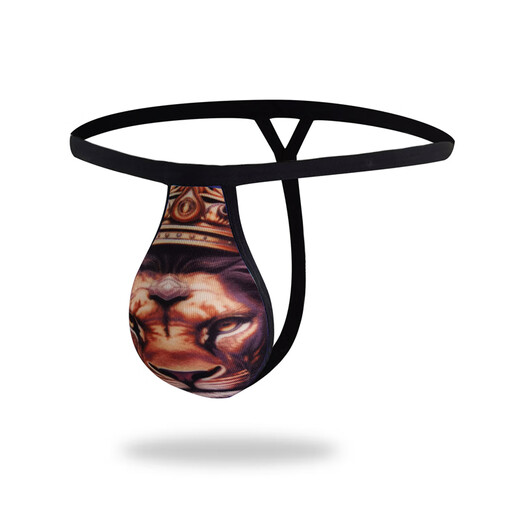 Xue Che sexy thong, sexy men's underwear with cup, large sponge swimming trunks, padded crotch protection, naked sleeping artifact, 04 models - sexy underwear 1 piece, one size fits all, recommended weight 130-170Jin Jin is equal to 0.5 kg