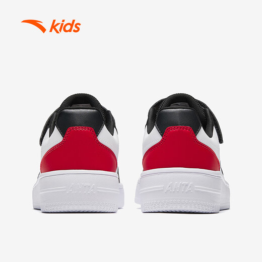 ANTA children's sports shoes for boys and girls, trendy and versatile, classic campus white shoes, easy sneakers A12538088