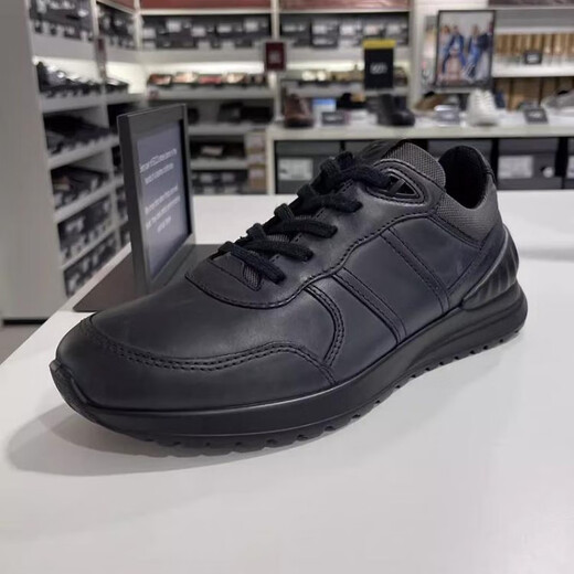 AIBU (ECCO)/AIBU Herren Frühling und Herbst Echtes Leder Vielseitige Schnürsportsport-Casual Shoes Yayue Leichtgewicht 503754 503754-12014 Brown 41