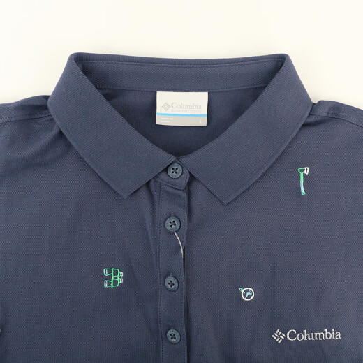 Camiseta de manga corta de Columbia para mujeres 24 Sports de primavera y verano Sports al aire libre que absorbe la humedad y la camisa transpirable AR2108 679 S 155/80a