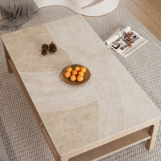 Apocalypse German quality Japanese simple and elegant tea table mat without washing, waterproof and oilproof leather table mat table cloth rectangular dining table mat A1049 turns waste into treasure 80*135cm