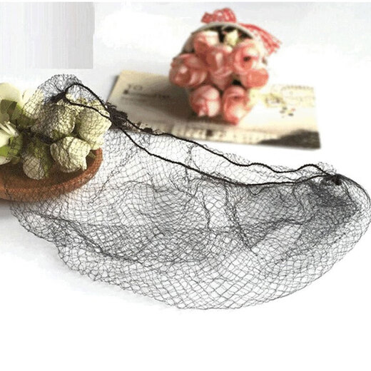 Invisible hair net combination set black ancient style flight attendant hair net stewardess net pocket ball head professional hair net 5 invisible hair net 30cm