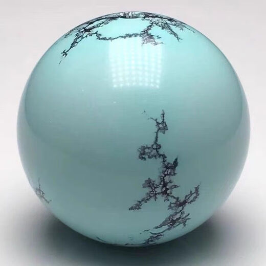 Hubei original mine turquoise mesh flower single bead loose bead quality high porcelain diamond passion bracelet accessories spaced beads with beads fine high porcelain 6mm / two