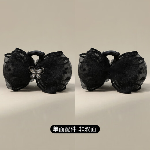 Chimera (CHIMERA) light gauze polka-dot bow half-tied hair grabber hair full-tied grabber hairpin hairpin female hairpin girl birthday gift