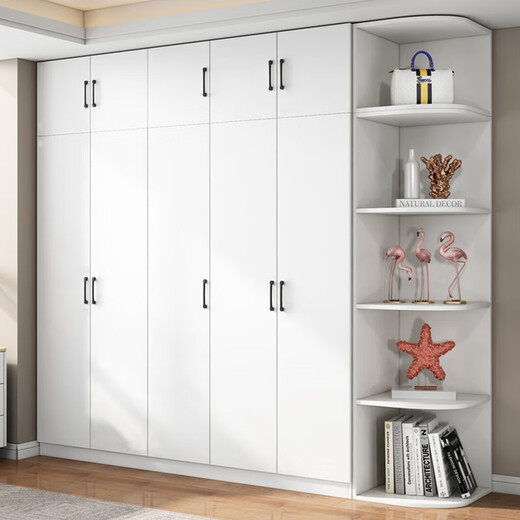 Feimuda package installation wardrobe home bedroom storage locker modern simple small apartment simple rental room wardrobe 1.2 meters main cabinet (three doors)