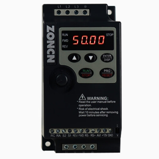 ZONCN Zhongchen inverter three-phase 380V NZ100-0R75G-2R2G single-phase speed regulation NZ200 external lead panel + 2 meters of wire