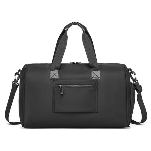 新款旅行包男干湿分离运动健身包短途出差旅游手提女行李包单肩包 黑色 均码