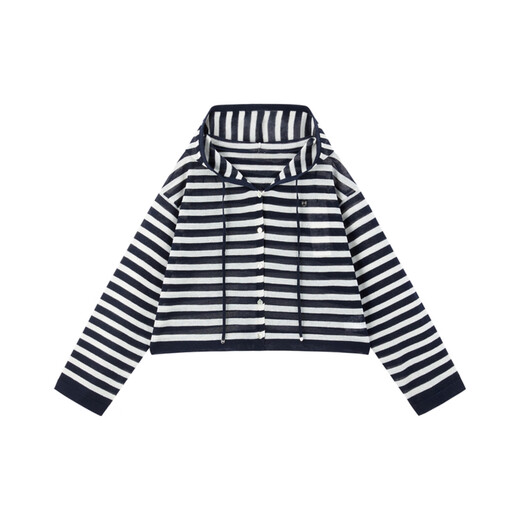Peacebird [gleicher Stil in der Mall] Frauenkleidung 2025 Sommer Neue Anti-Falten-Strickjacke A3EDF2629 Blue L 165