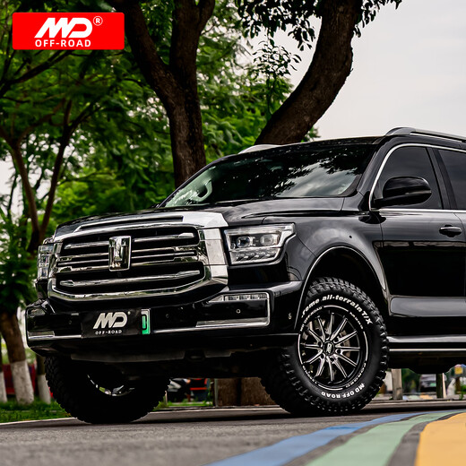 MD 0FF ROADM203 lightweight forged off-road negative value wheel tank 500/400/300 Fangbaobao 8 off-road modification bright black milled window (single wheel) 18 inches 8.5J