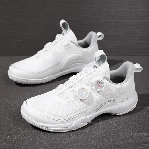 
KUNY national trend new white fencing shoes new special training competition shoes for adults and children no laces knobs non-slip white and blue 38