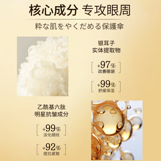 焦博士日本咖啡因眼霜去眼袋消除重度眼袋专用女男士淡化细纹提拉紧致 1瓶【体验装】眼袋去除神器