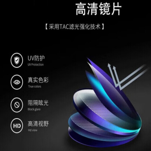 卡索伦德国大框磁吸眼镜近视男款二合一双梁专业配镜开车眼睛框架防雾防 9906黑色【黑+黄+蓝+3D】 单买眼镜【镜布镜盒】