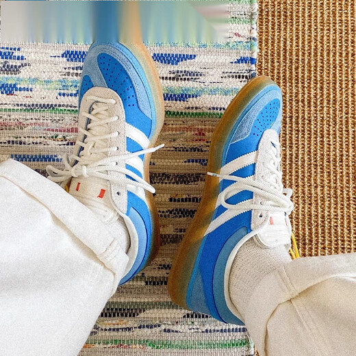 阿迪达斯 （adidas）Gazelle Bad Bunny坏痞兔联名德训运动休闲鞋男女 IF9735 蓝色IF9734 (现货) 35.5