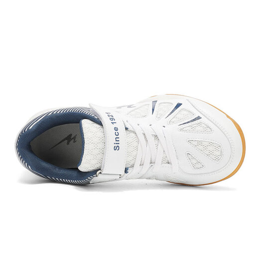
Double Star Badminton Shoes Children's 6-13-year-old boys and girls' professional mesh breathable competition sports shoes for youth table tennis shoes white and blue 36